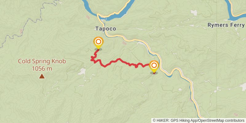 Belding Trail stage 2 Map