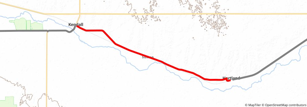 American Discovery Trail South Route stage 203 Map