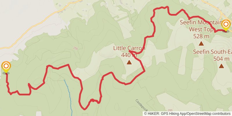 Ballyhoura - Streamhill Loop stage 2 Map