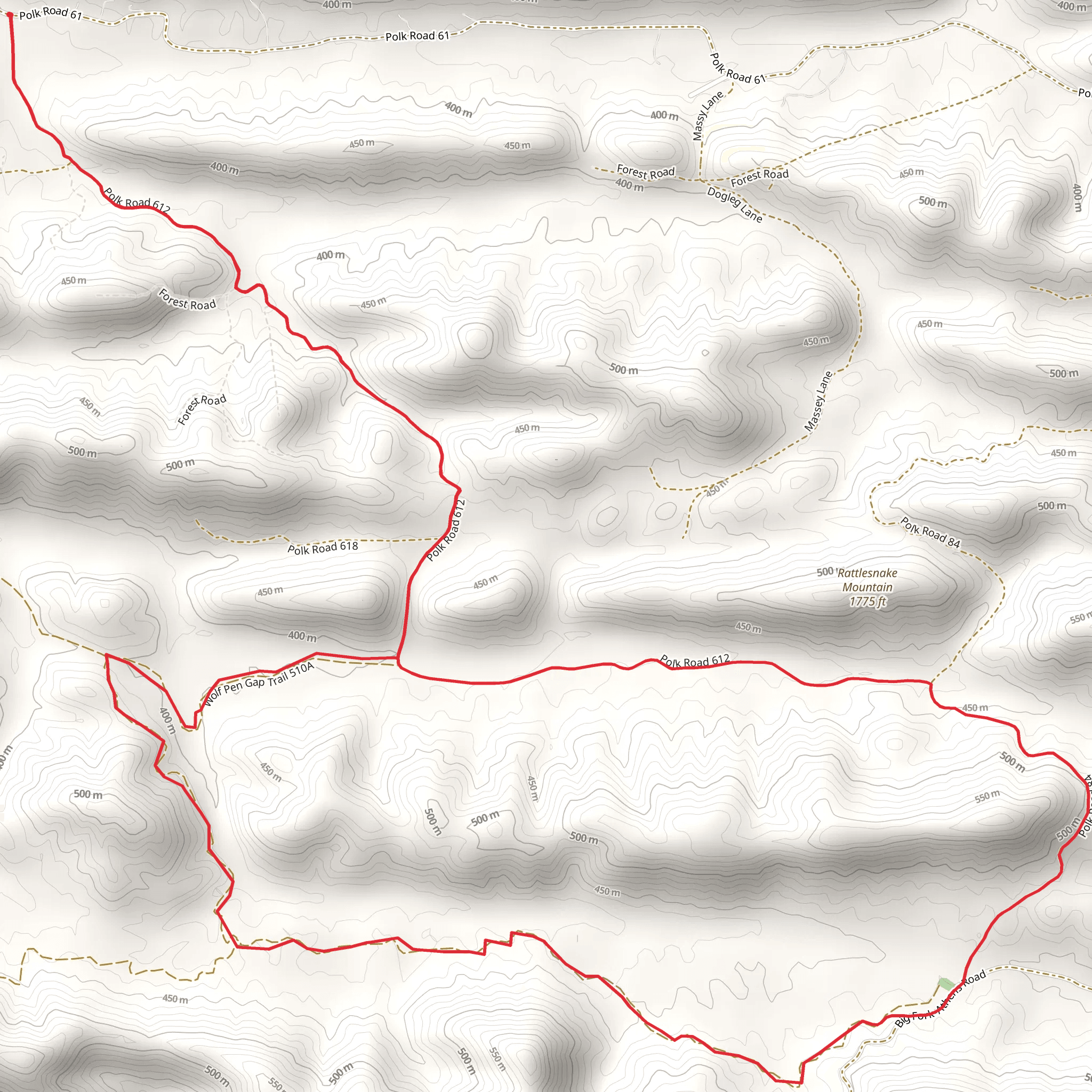 Polk Road 612 Loop mobile static map