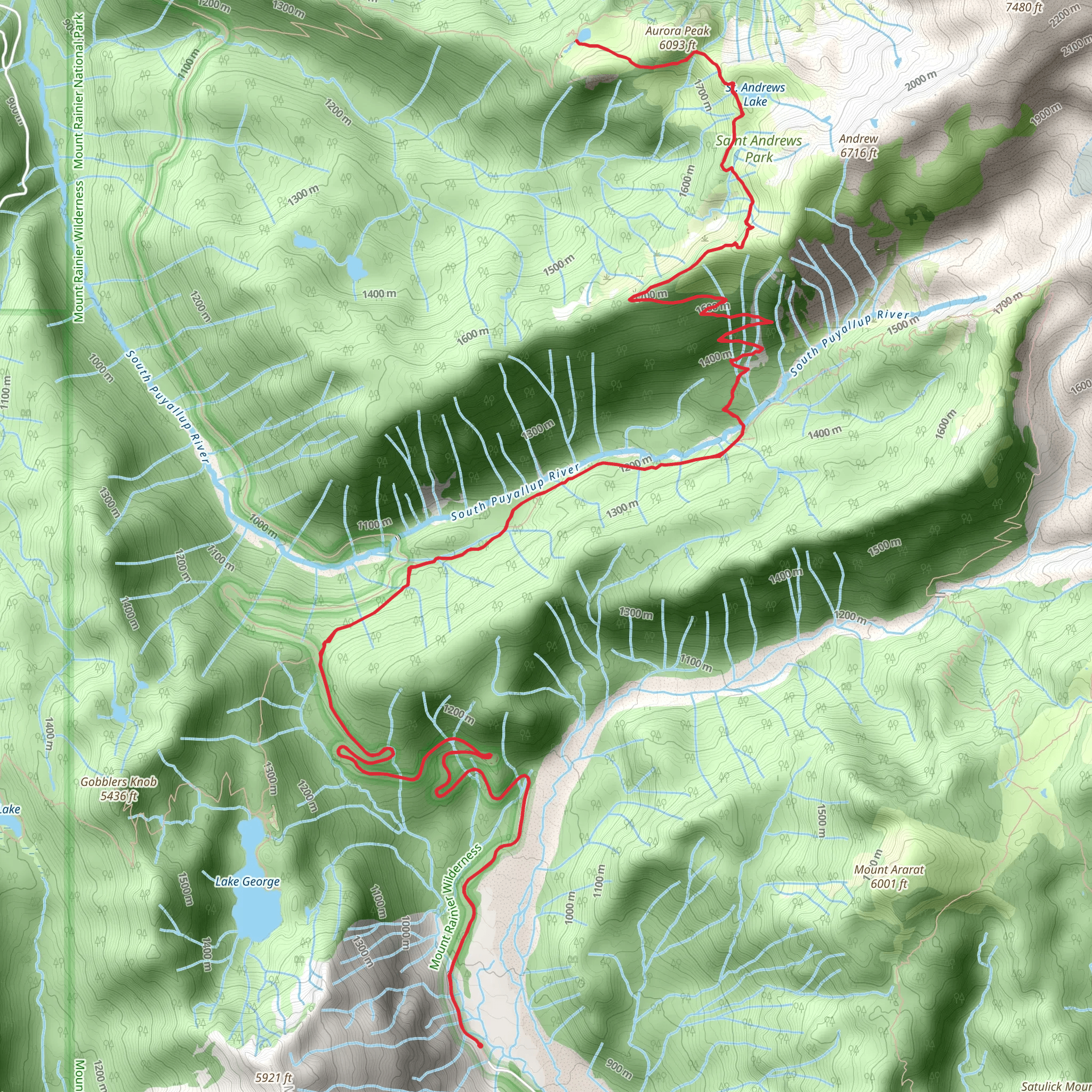 Klapatche Park via Emerald Ridge Trail mobile static map