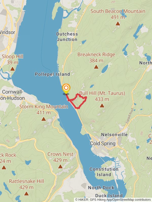 Catskill Aqueduct and Storm King Loop mobile static map