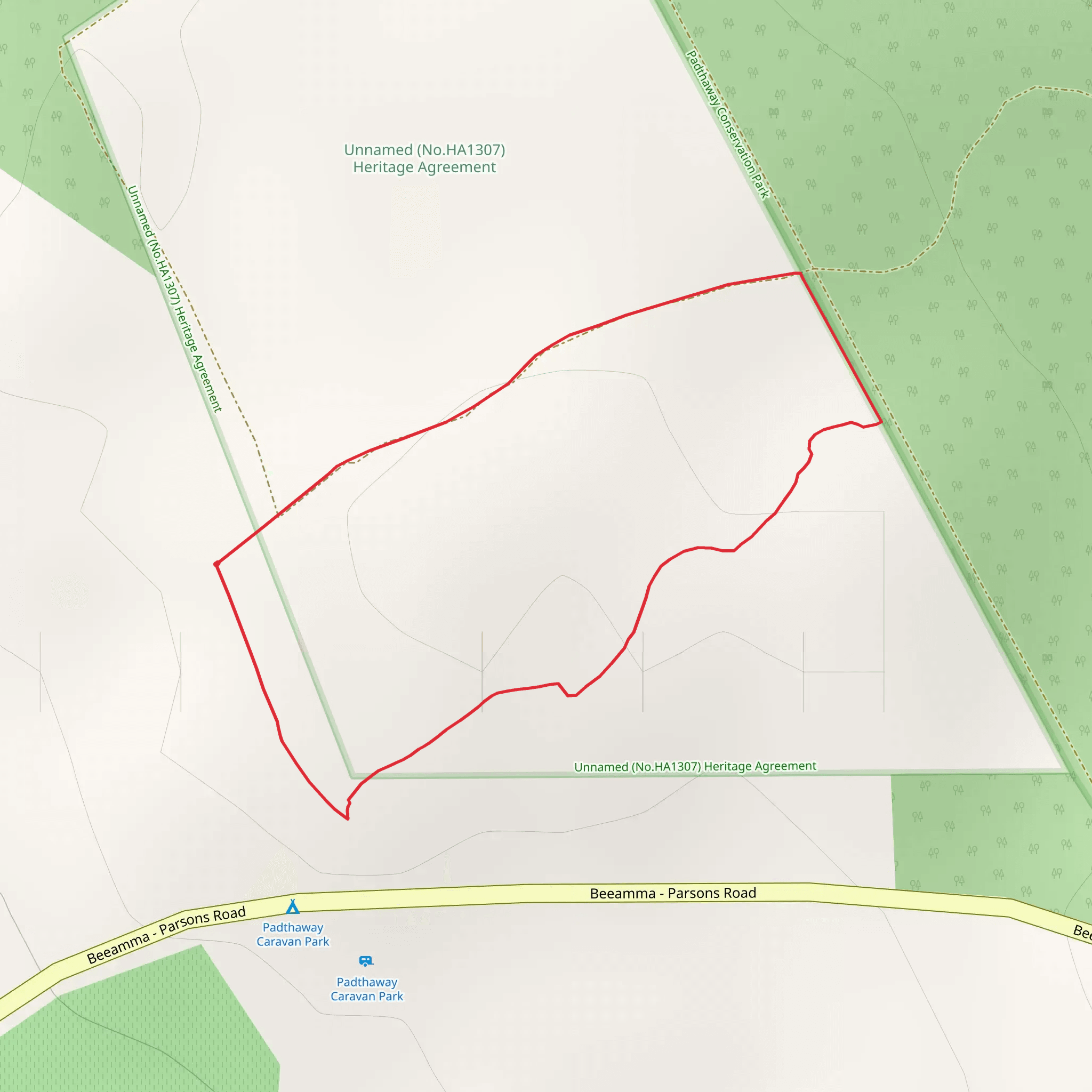 The Orchid Track mobile static map