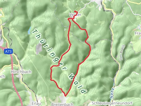 Saaleberg and Erdeberg Loop - Veeser