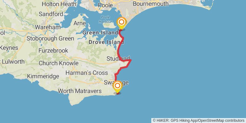Plymouth to Dover Walk stage 19 Map