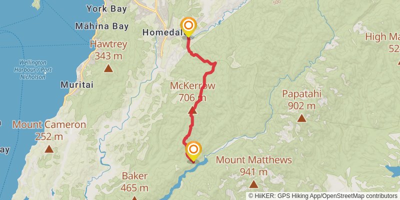 Mt Mckerrow stage 1 Map