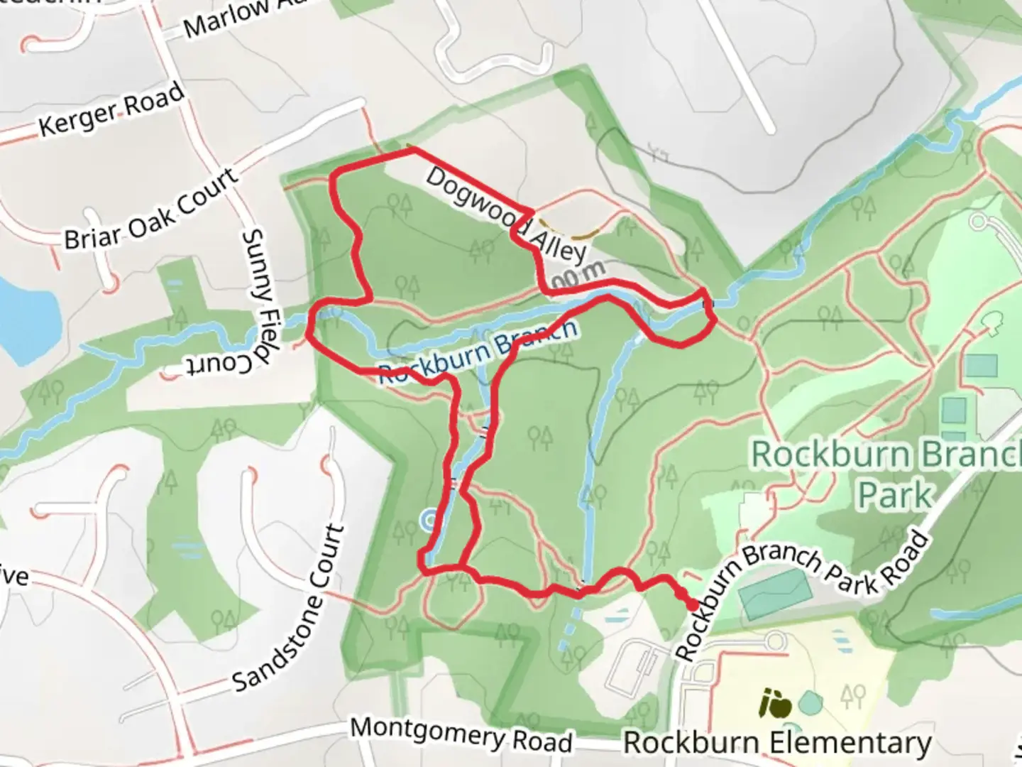 An image depicting the trail Long Cut and Jellybean Loop and its surrounding area.