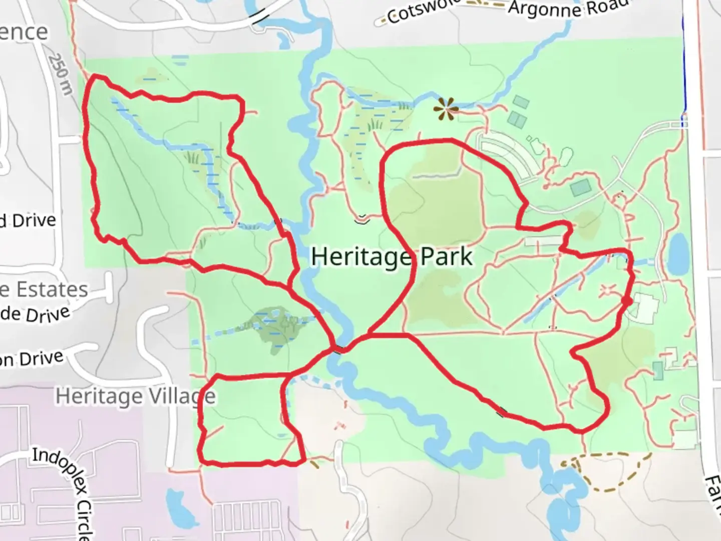 An image depicting the trail Valley, River and Meadow Loop Trail and its surrounding area.