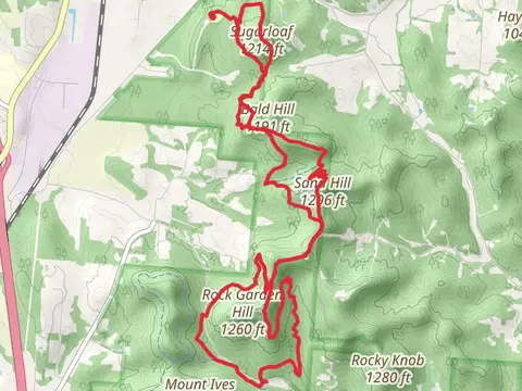 Sugarloaf Mountain, Rick's Revenge and Rock Garden Loop Trail