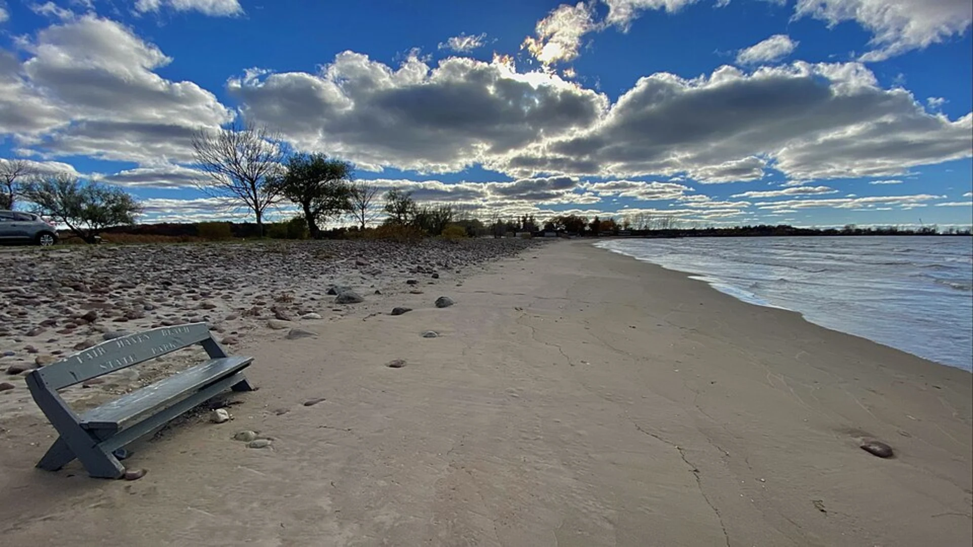An image depicting the trail Fairhaven Beach State Park Loop and its surrounding area.