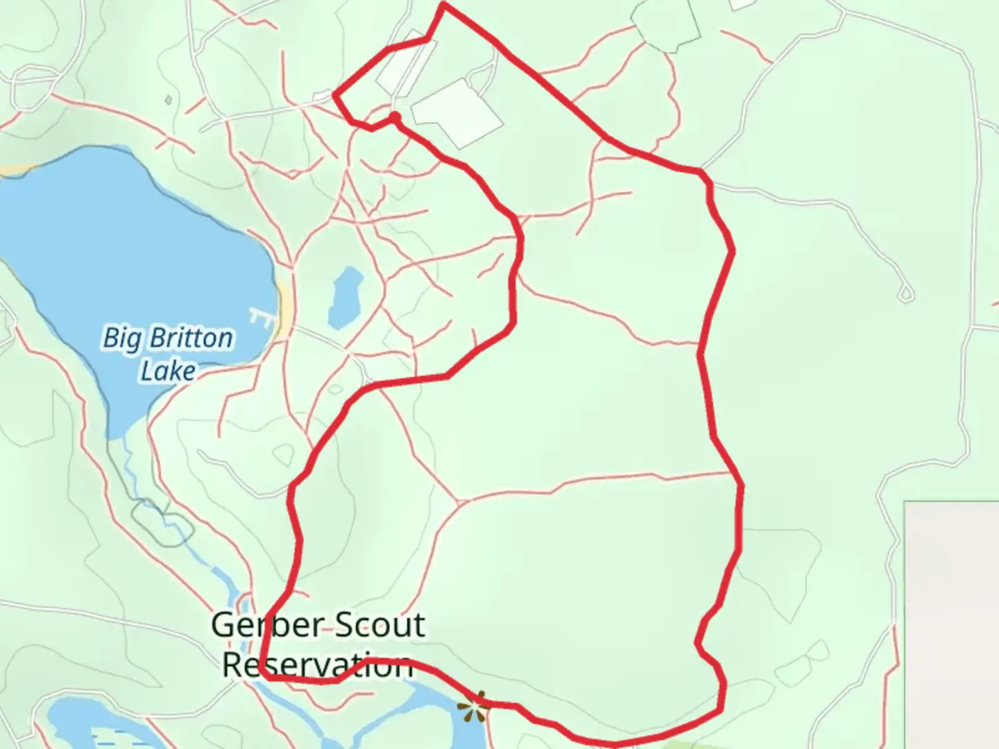 An image depicting the trail Constellation and Indian Loop Trail and its surrounding area.
