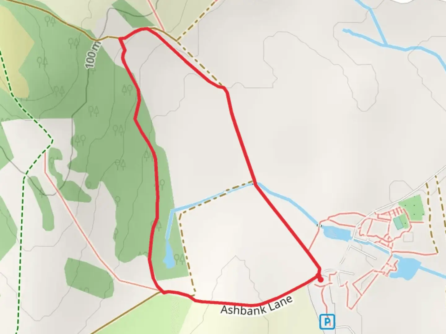 An image depicting the trail Sizergh and Holeslack Wood and its surrounding area.