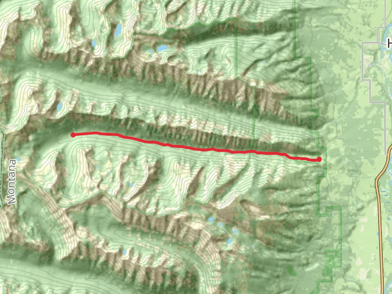 Roaring Lion Trail from Roaring Lion Road