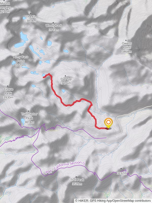 South Fork Lakes via South Fork Cottonwood Creek Trail