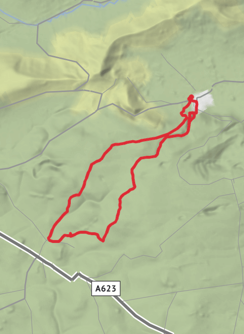 Hike on Hike from Castleton mobile static map