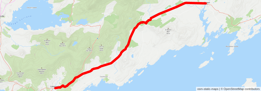 Kerry Way stage 7 Map
