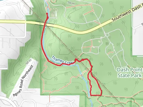 East Rim Trail and Outbound Trail