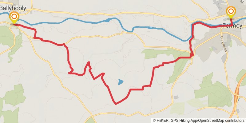 Sandymount to Portmagee stage 21 Map