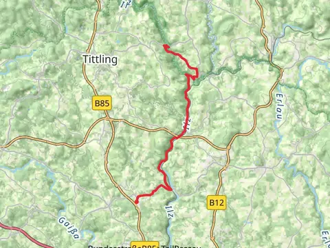 Schrottenbaummuhle to Ruderting Walk