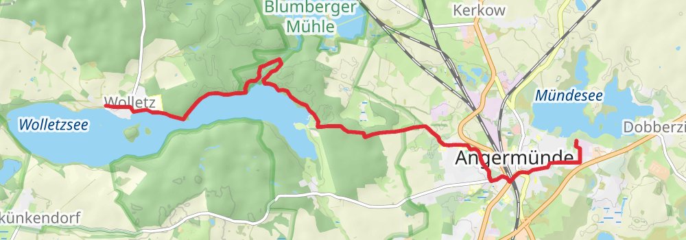 Uckermärker Landrunde stage 3 Map