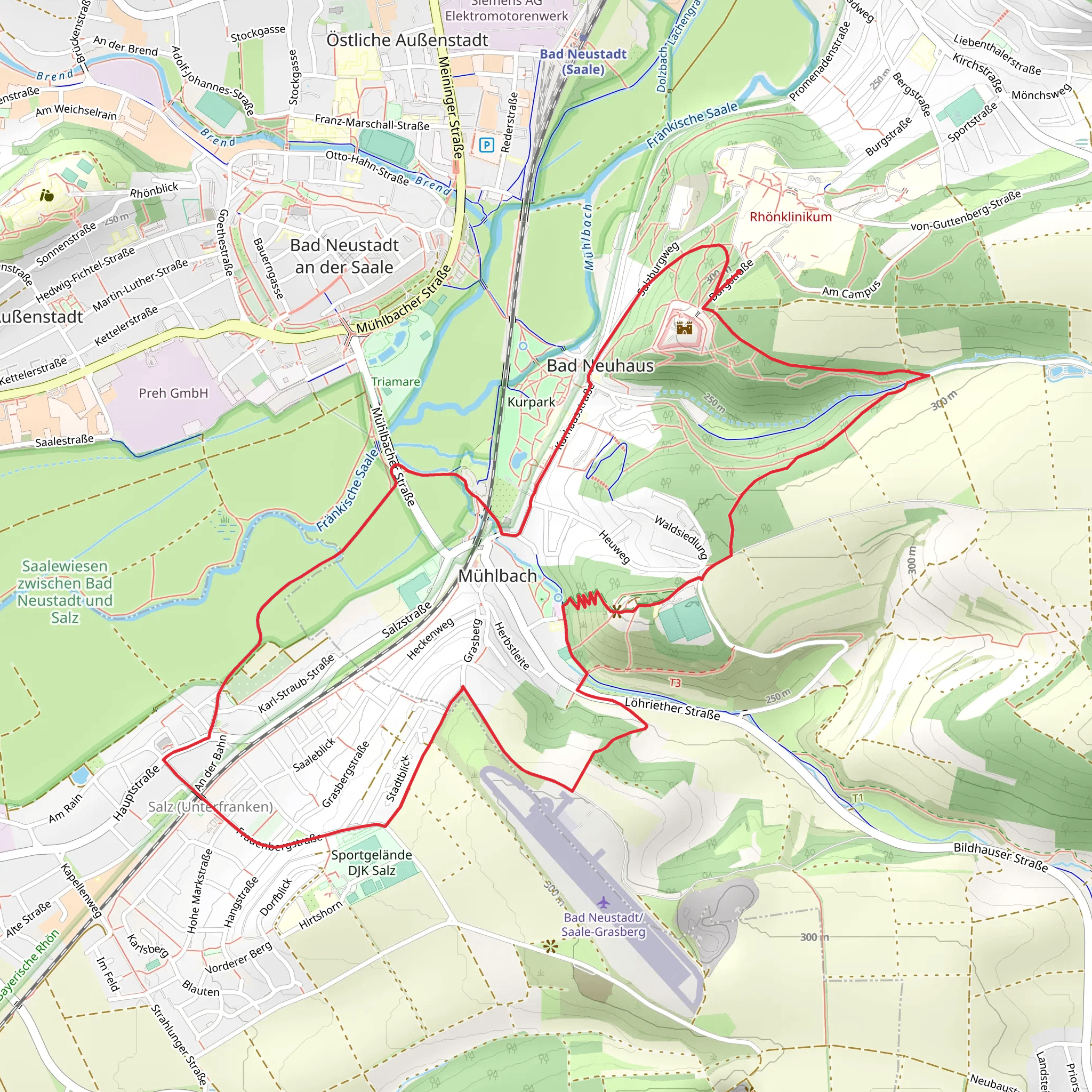 Karolingerweg mobile static map