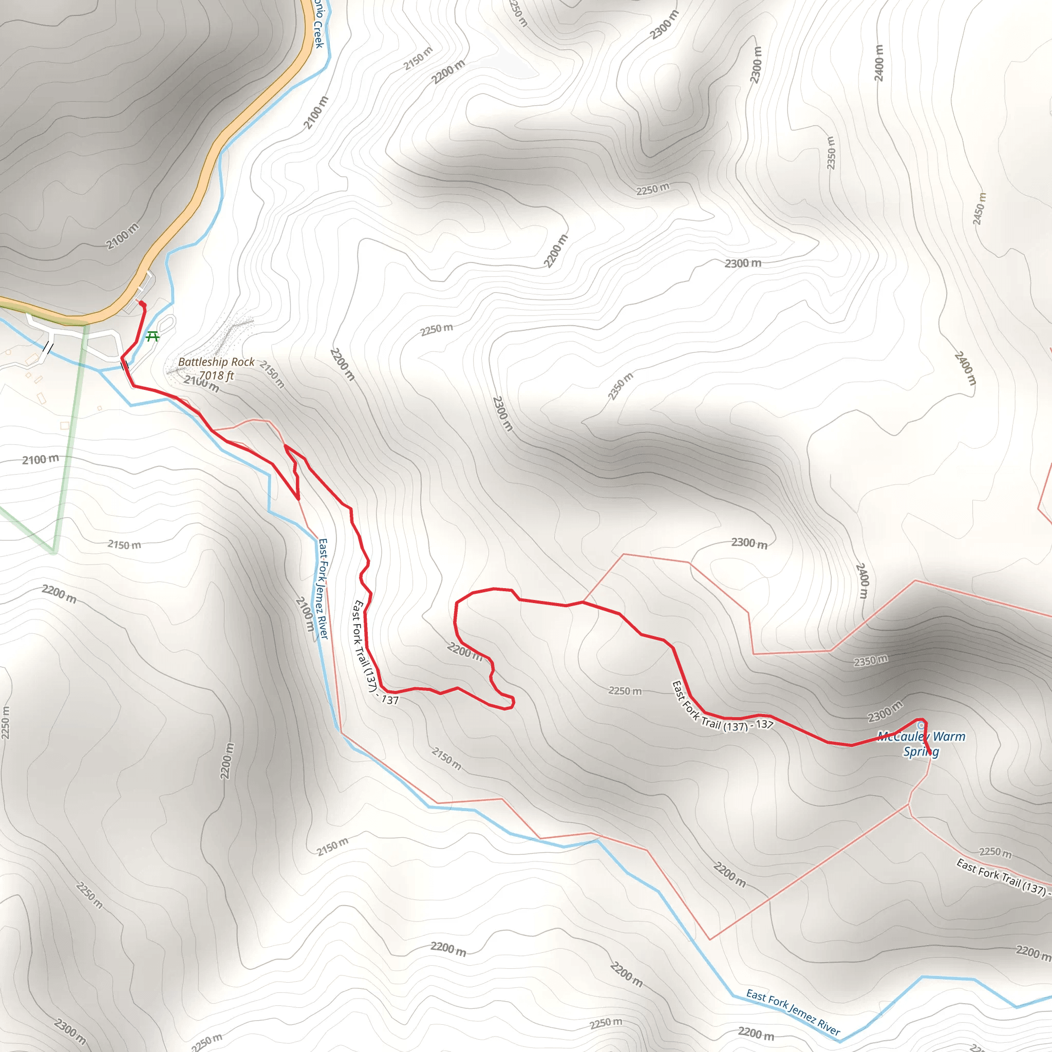 Battleship Rock mobile static map