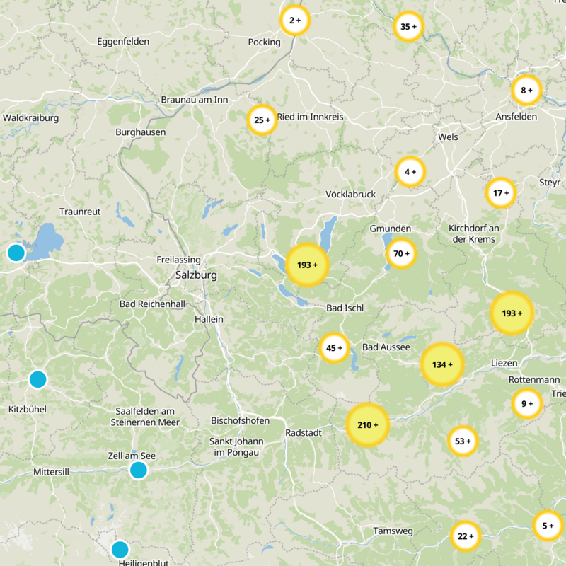 Bezirk Salzburg-Umgebung Static Map