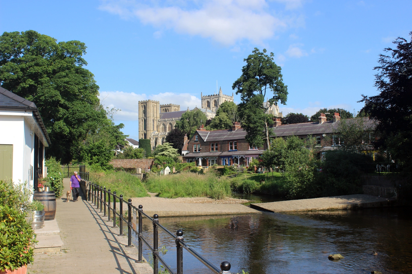 An image depicting the trail Ripon Loop in North Yorkshire and its surrounding area.