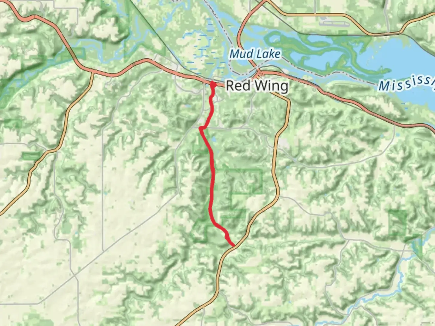An image depicting the trail Hay Creek Valley Campground via Hay Creek Trail and its surrounding area.