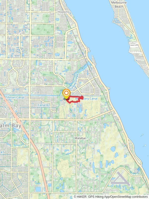 Red Trail and Yellow West Loop Trail mobile static map
