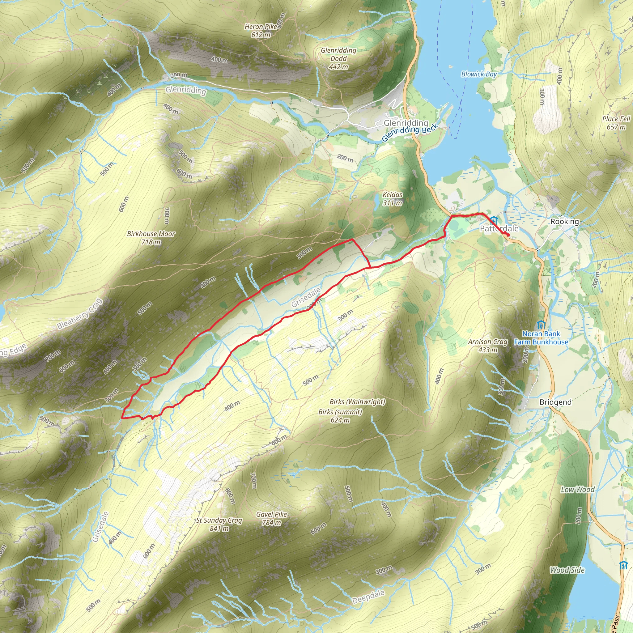 Broomhill Plantation Loop mobile static map