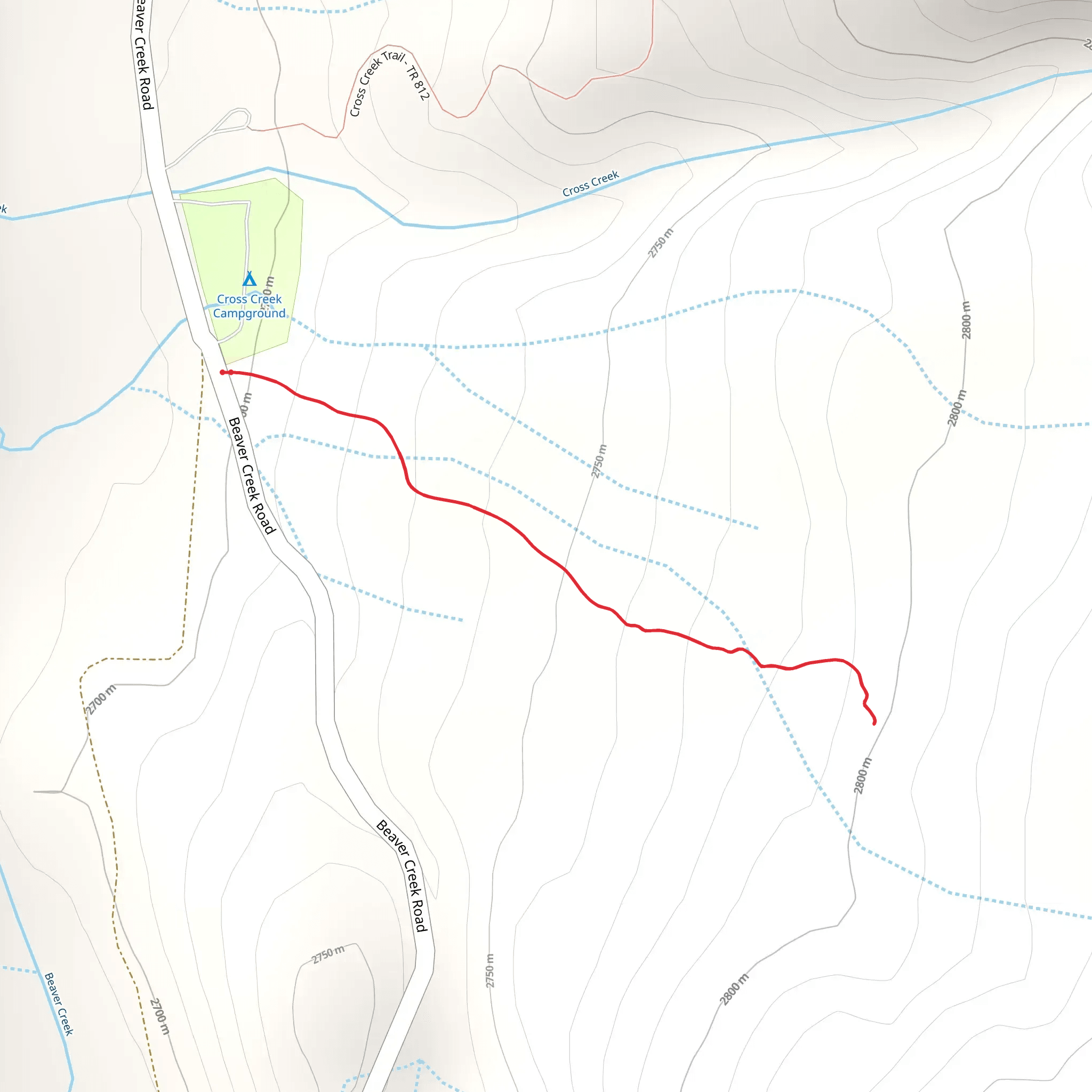 Big Tree Trail mobile static map