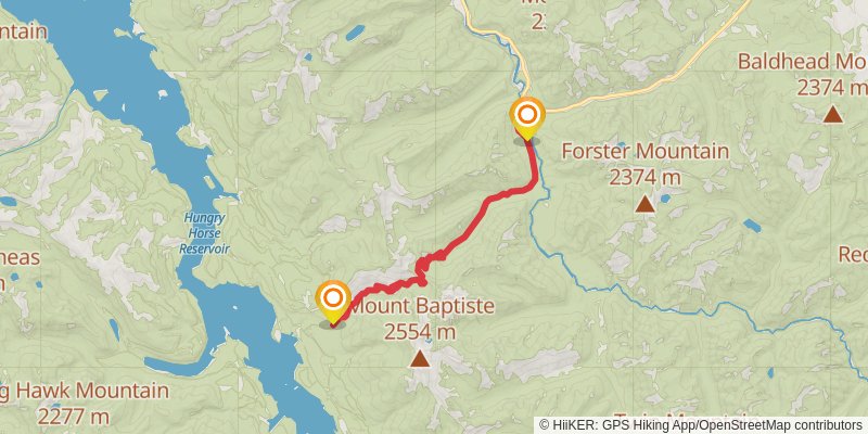 Logan - Dirtyface Trail stage 3 Map