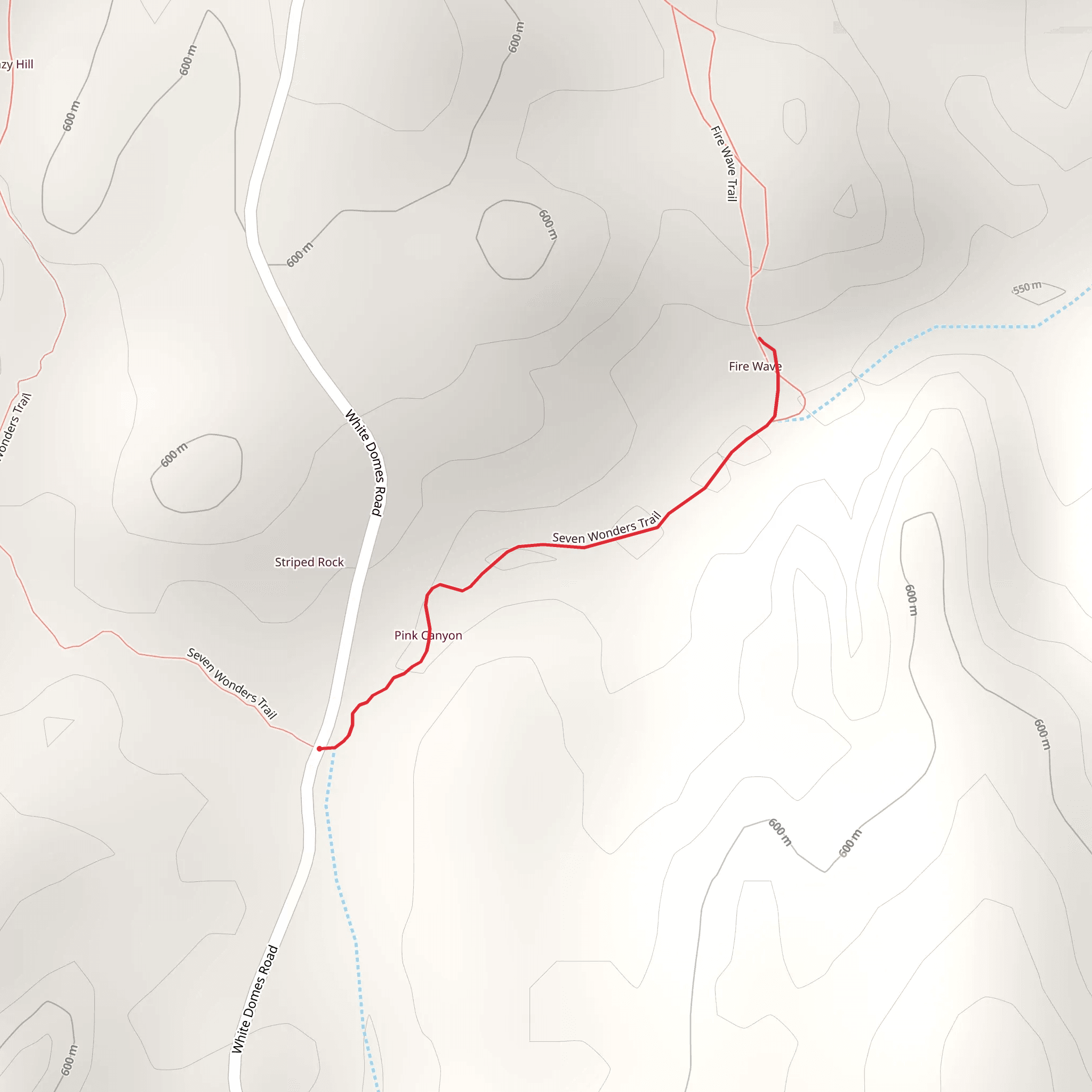 Seven Wonders Trail mobile static map