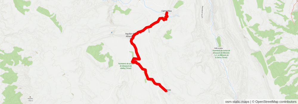 Galve-Jorcas PR TE 51 stage 2 Map