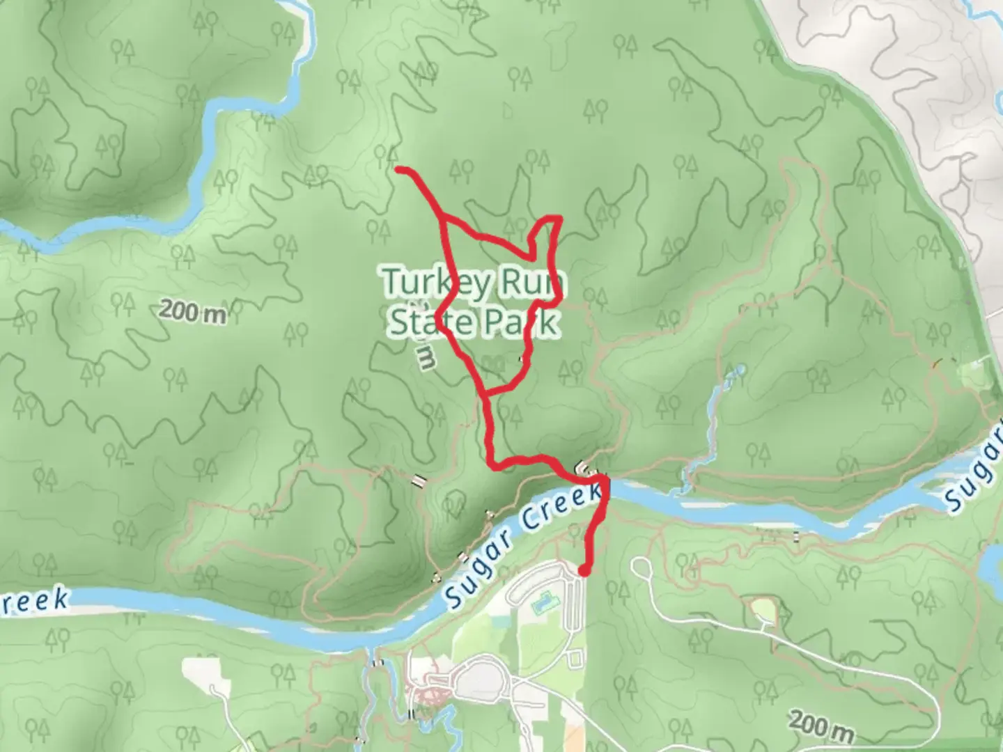 An image depicting the trail Trail 10 Loop and its surrounding area.