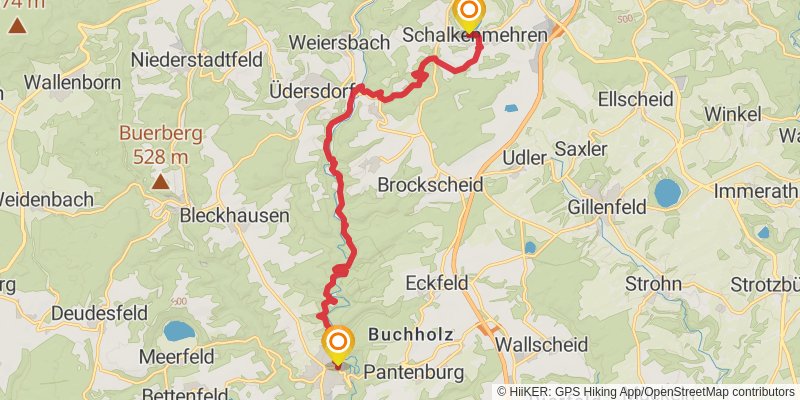 Eifelsteig stage 13 Map