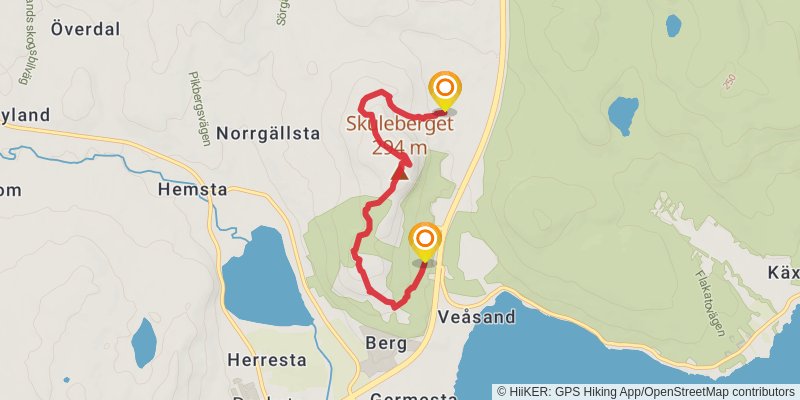 The High Coast Trail alt 3 Map