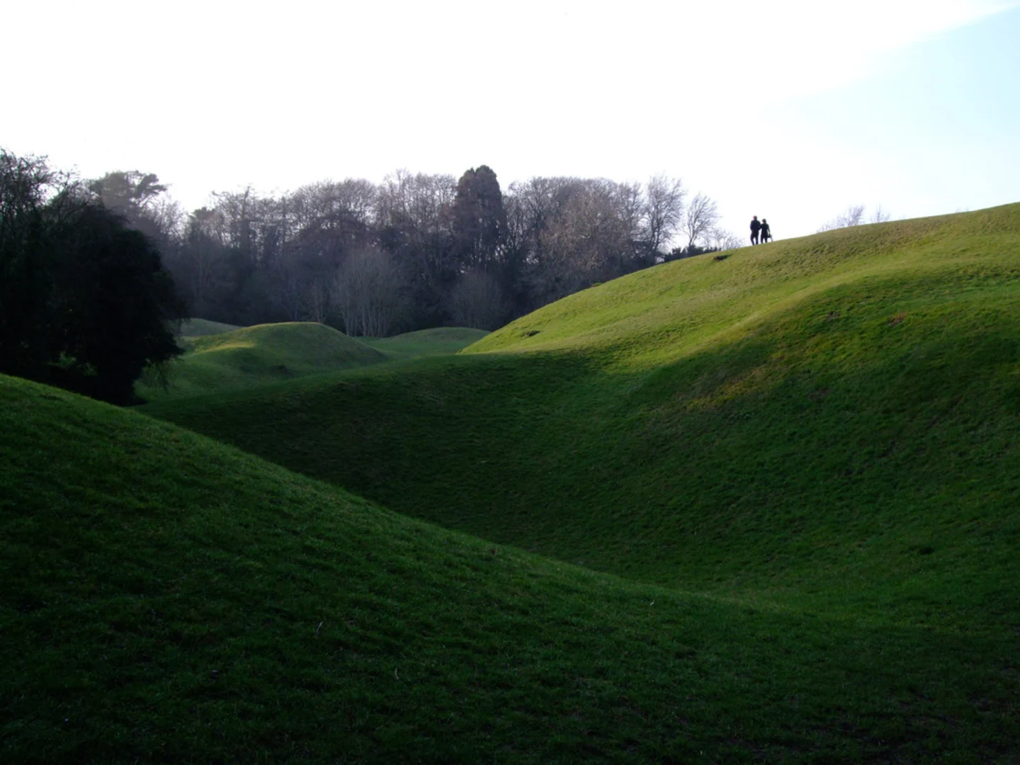 An image depicting the trail Querns Wood and Cirencester Amphitheatre Loop and its surrounding area.