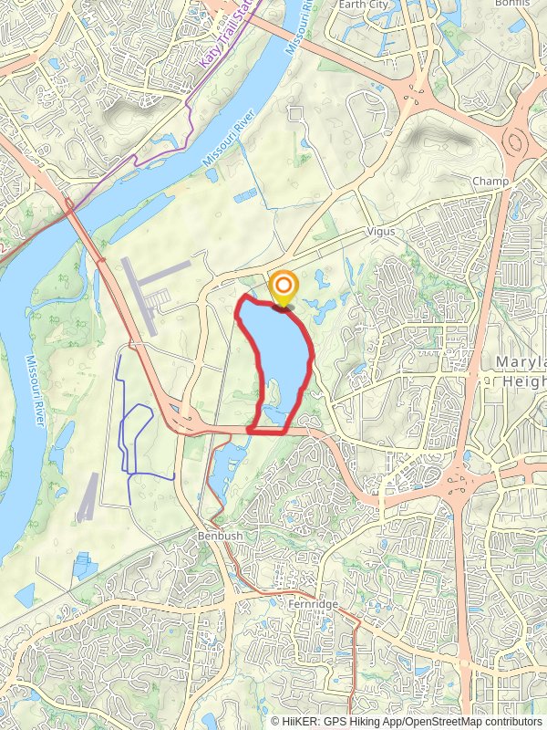 Creve Coeur Lake via Lakeview Loop Trail