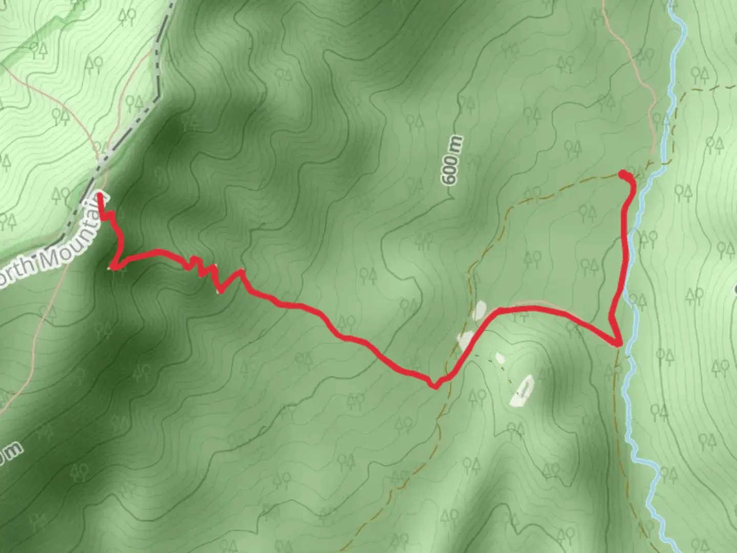 An image depicting the trail Stack Rock Trail and its surrounding area.
