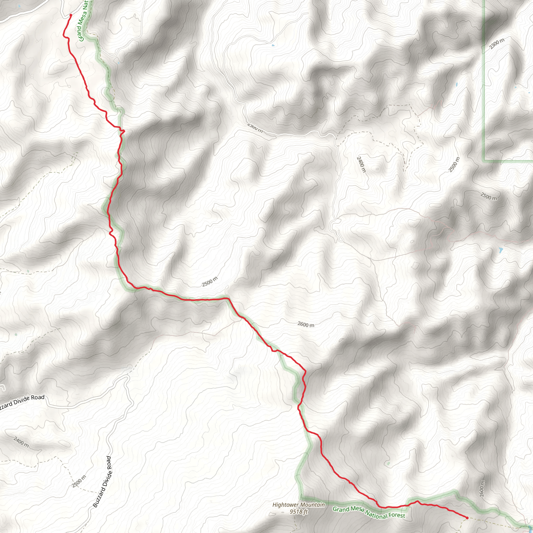 Boundary Trail mobile static map