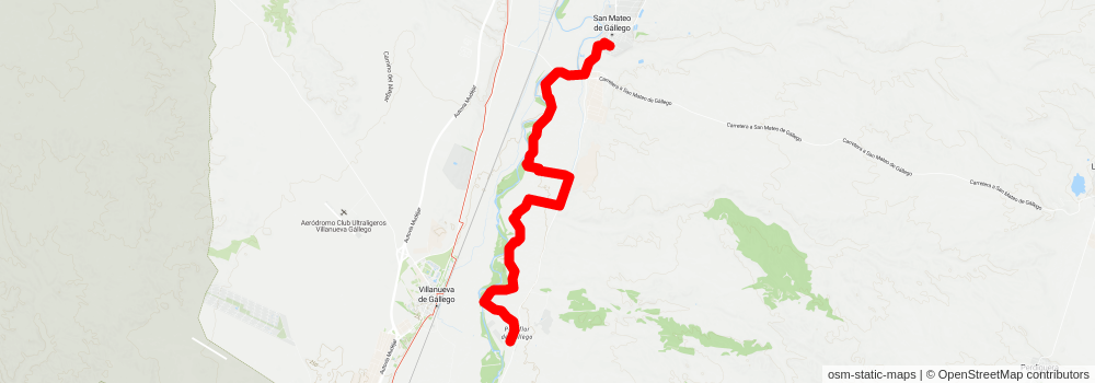 Zaragoza - San Mateo de Gallego PR Z 22 stage 2 Map