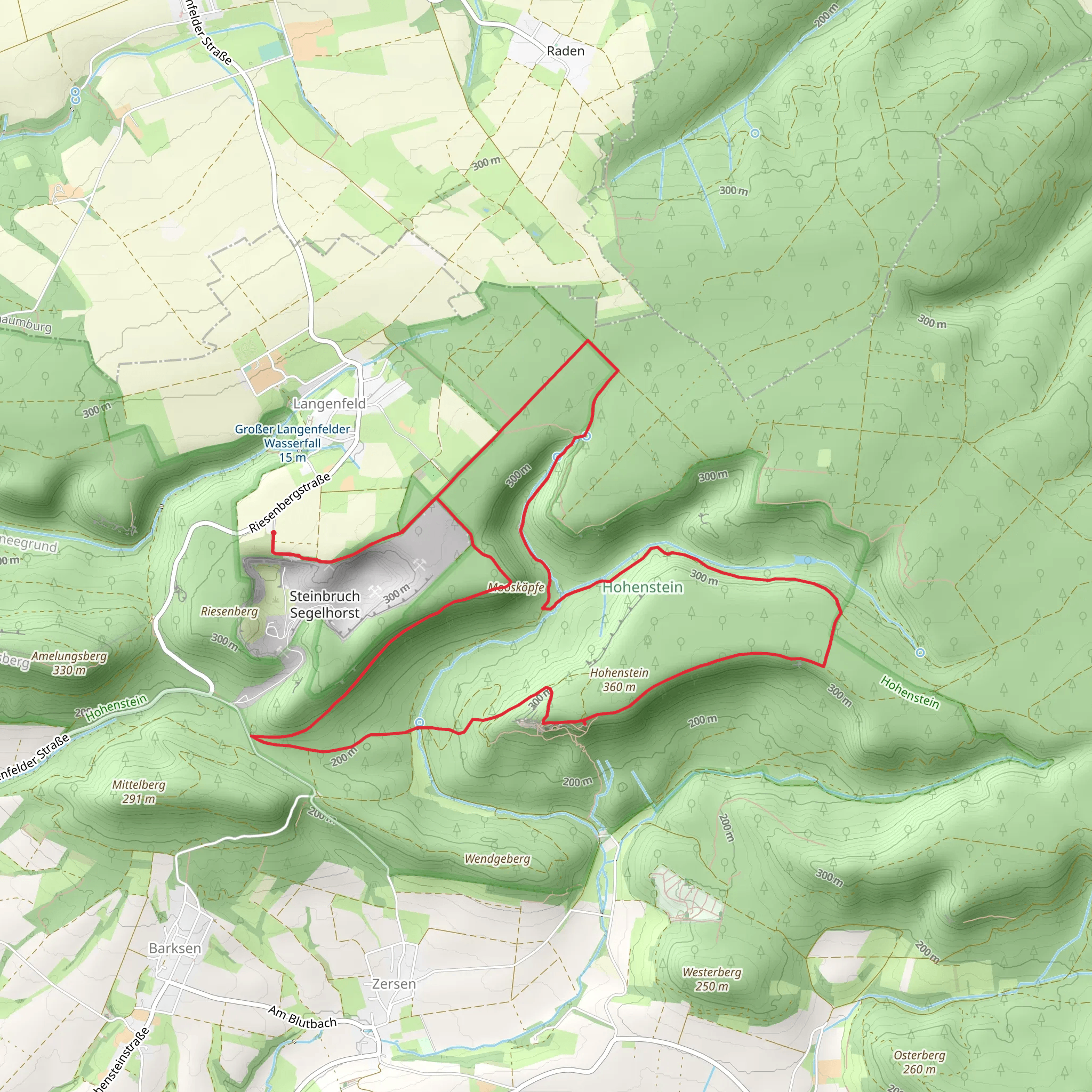 Totental, Treppenweg and Ramsnackenweg mobile static map