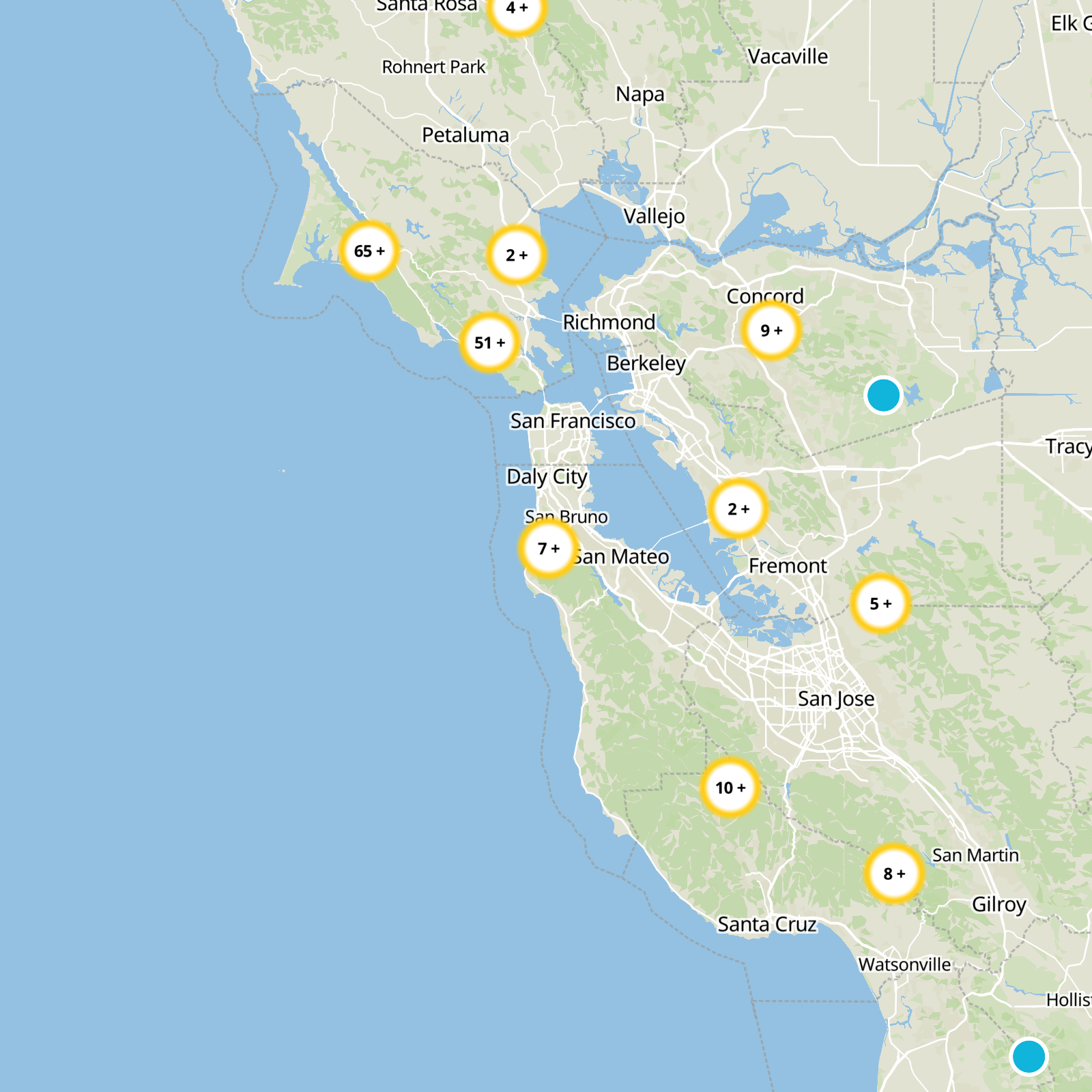San Mateo County Static Map