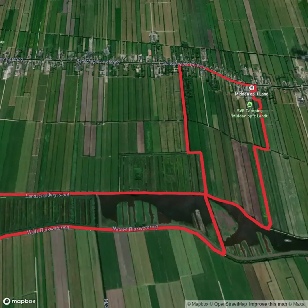 An image depicting the trail Benedeneindesepad Loop and its surrounding area.