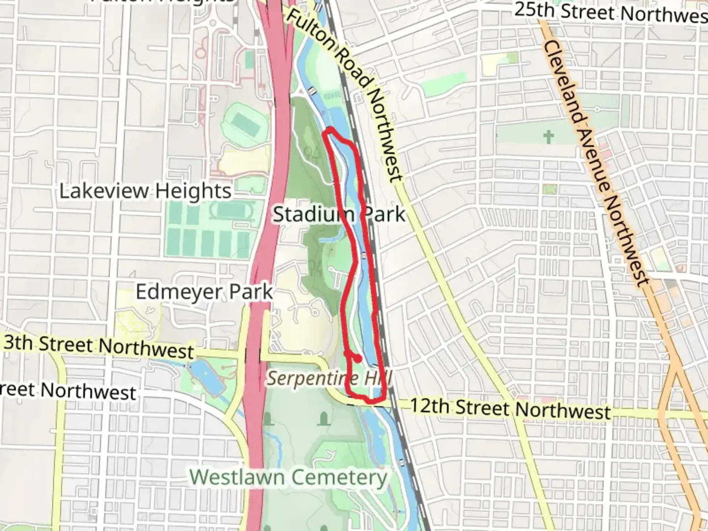 An image depicting the trail Herbert L Fisher Walking Track and its surrounding area.