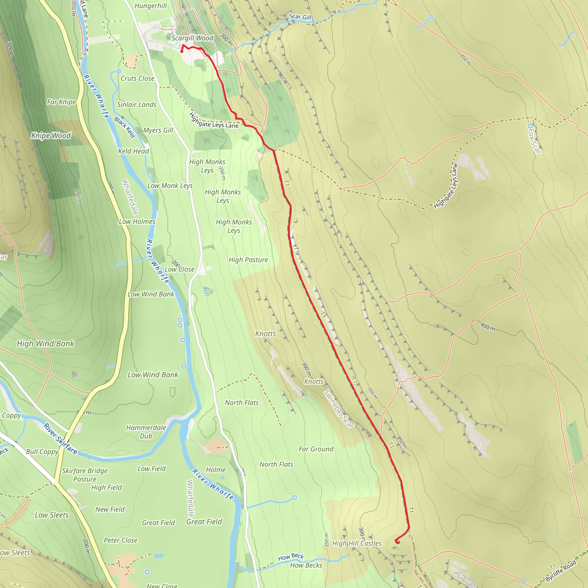 Conistone Pie mobile static map