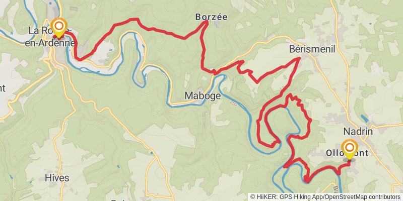 Escapardenne Eisleck Trail stage 6 Map