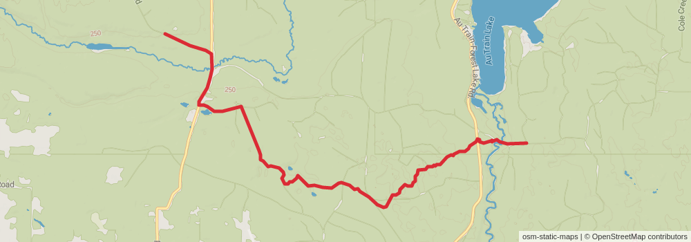 American Perimeter Trail - North Country Primary stage 96 Map